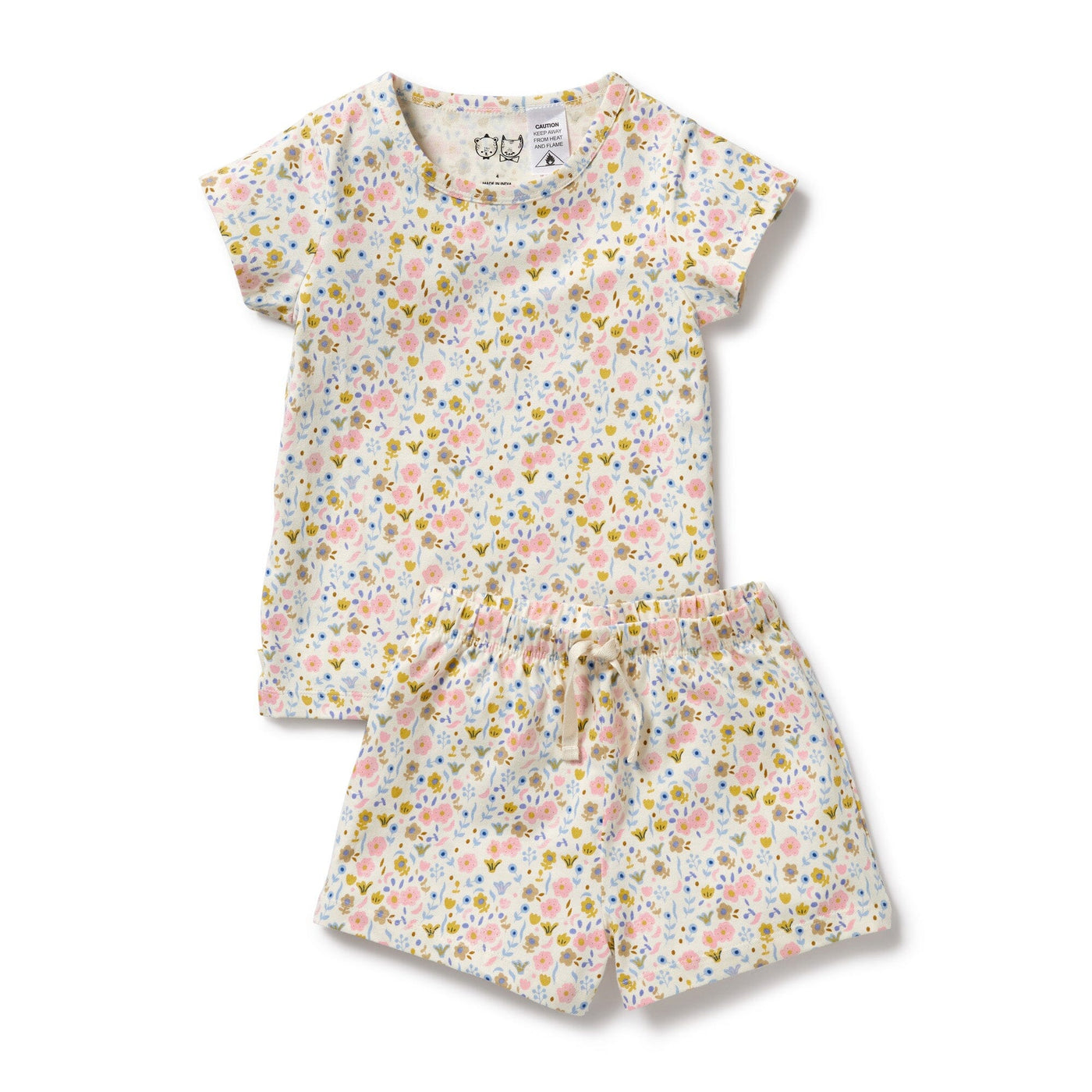 Wilson & Frenchy - Organic Short Sleeved Pyjamas Ava Floral Short Sleeve Pyjamas Wilson & Frenchy 