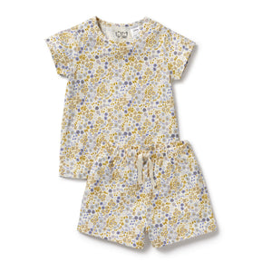 Wilson & Frenchy - Organic Short Sleeved Pyjamas Little Meadow