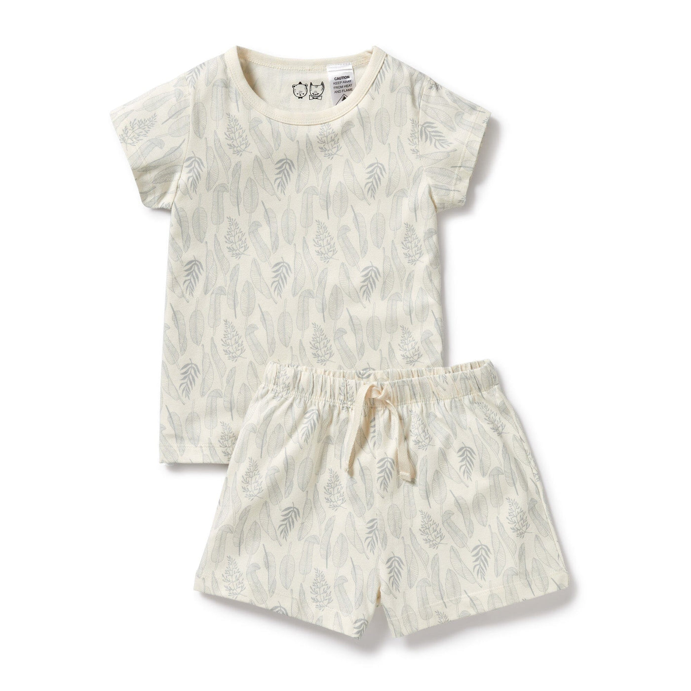 Wilson & Frenchy - Organic Short Sleeved Pyjamas New Leaf Short Sleeve Pyjamas Wilson & Frenchy 