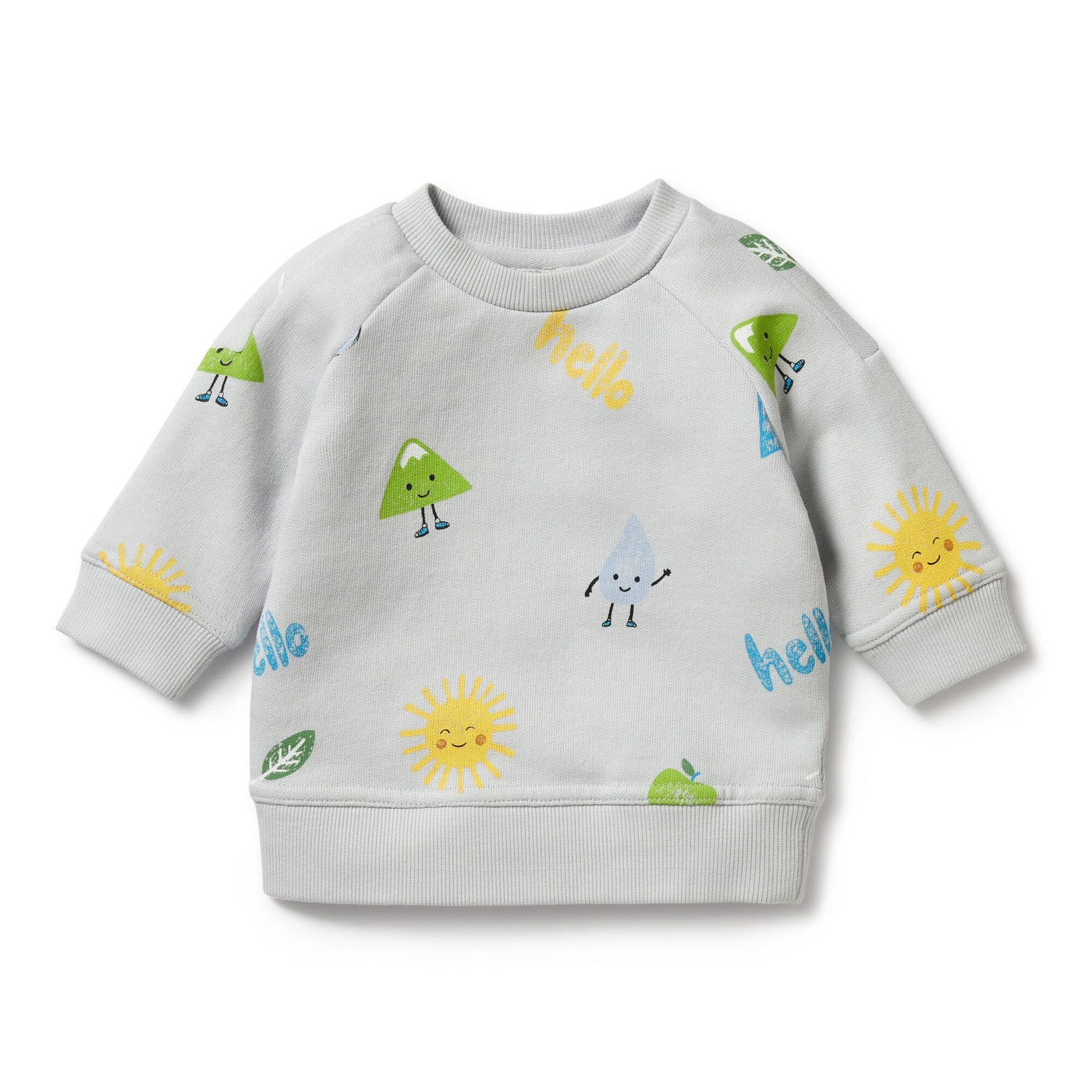 Wilson & Frenchy Organic Terry Sweat - Bluebell Jumper Wilson & Frenchy 