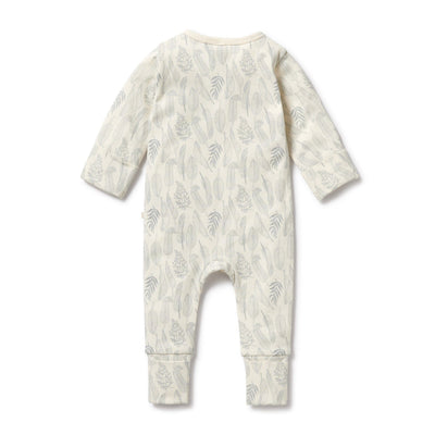 Wilson & Frenchy - Organic Zipsuit with Feet New Leaf Zipsuit Wilson & Frenchy 