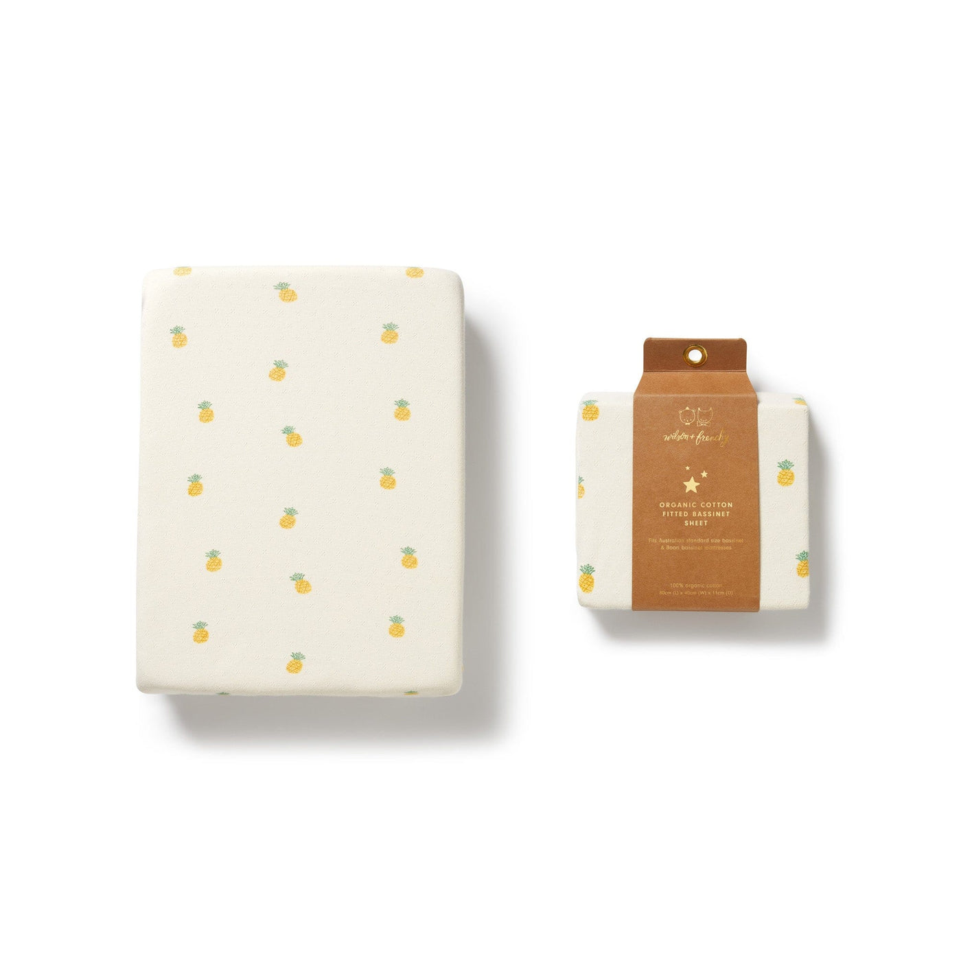Wilson & Frenchy - Piney Pals Organic Pointelle Bassinet Sheet Bassinet Sheet Wilson & Frenchy 