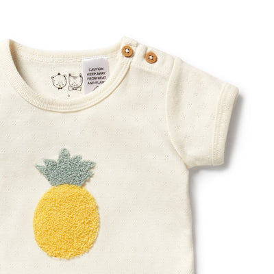 Wilson & Frenchy - Piney Pals Organic Pointelle Bodysuit Bodysuit Wilson & Frenchy 