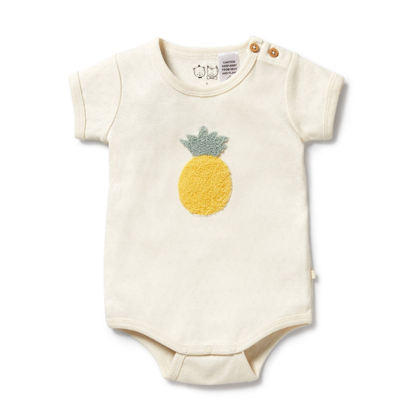 Wilson & Frenchy - Piney Pals Organic Pointelle Bodysuit Bodysuit Wilson & Frenchy 