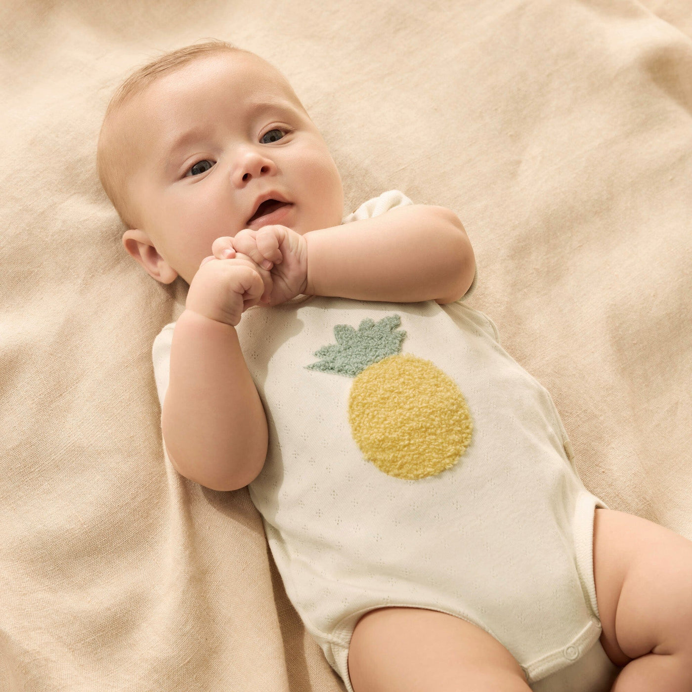 Wilson & Frenchy - Piney Pals Organic Pointelle Bodysuit Bodysuit Wilson & Frenchy 