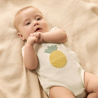 Wilson & Frenchy - Piney Pals Organic Pointelle Bodysuit Bodysuit Wilson & Frenchy 