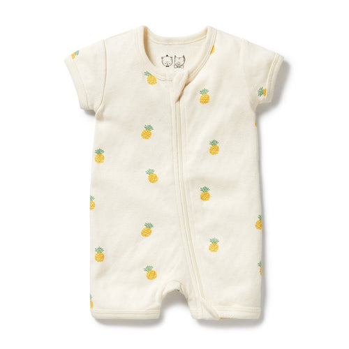 Wilson & Frenchy - Organic Pointelle Boyleg Zipsuit | Piney Pals