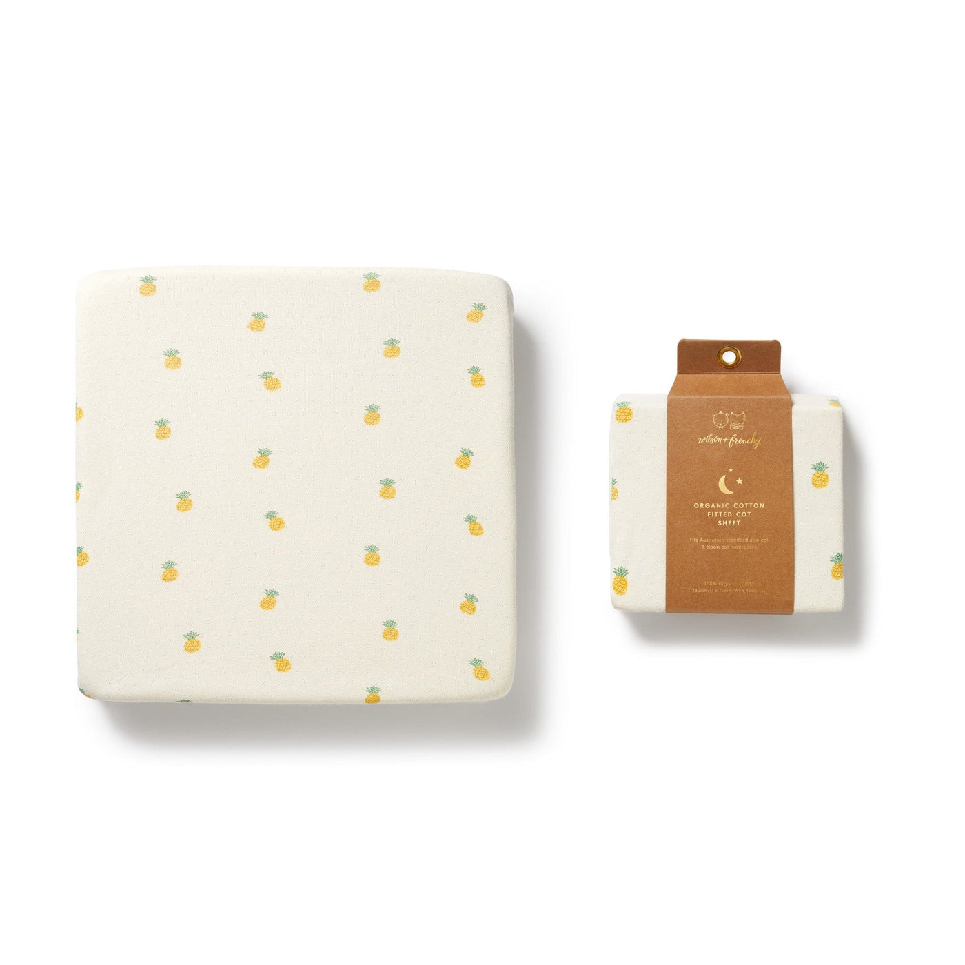 Wilson & Frenchy - Piney Pals Organic Pointelle Cot Sheet Cot Sheet Wilson & Frenchy 