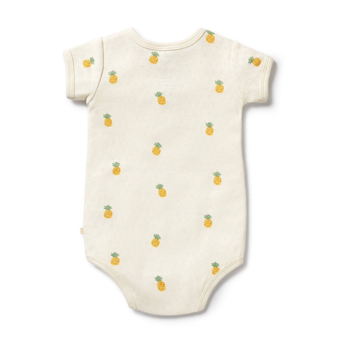 Wilson & Frenchy - Piney Pals Organic Pointelle Henley Bodysuit Bodysuit Wilson & Frenchy 