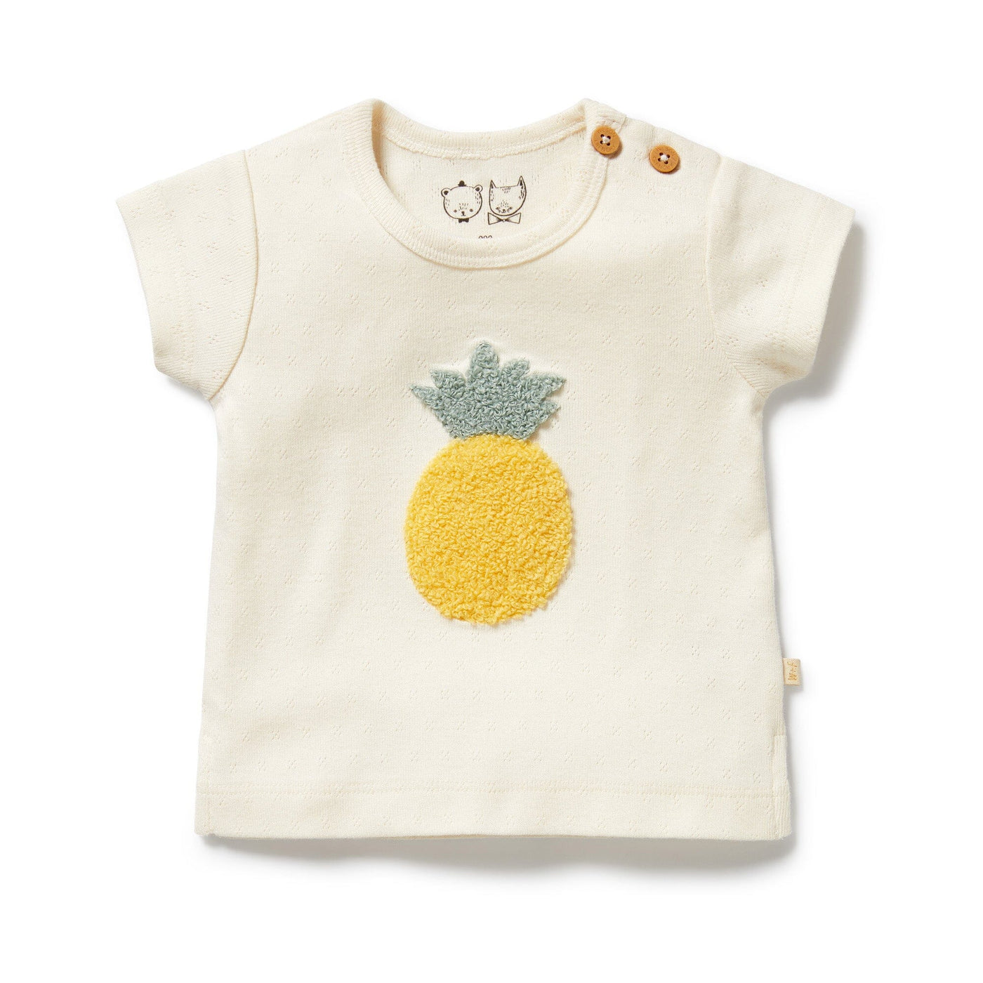 Wilson & Frenchy - Piney Pals Organic Pointelle Tee Short Sleeve T-Shirt Wilson & Frenchy 