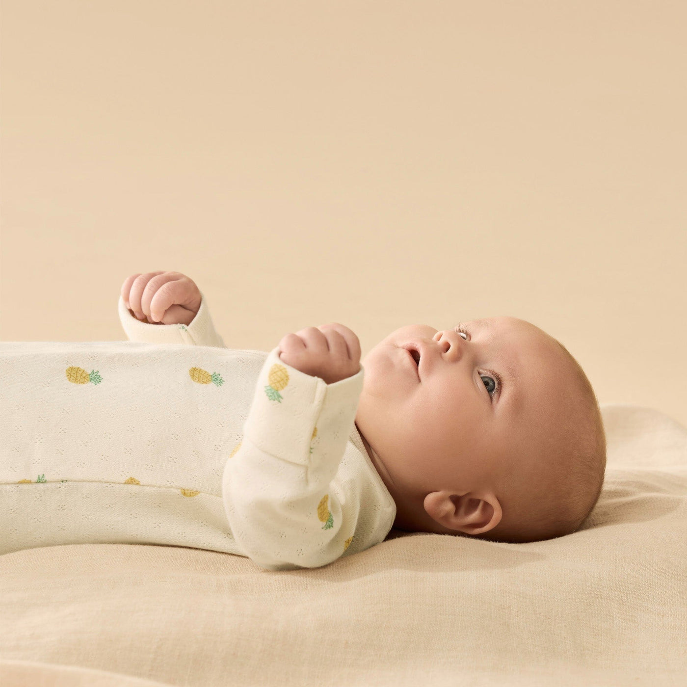 Wilson & Frenchy - Piney Pals Organic Pointelle Zipsuit with Feet Zipsuit Wilson & Frenchy 