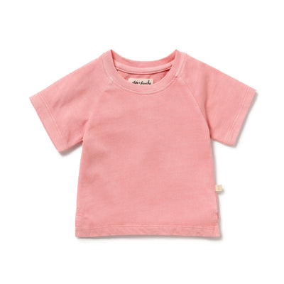 Wilson & Frenchy - Rose Organic Dyed Tee Short Sleeve T-Shirt Wilson & Frenchy 