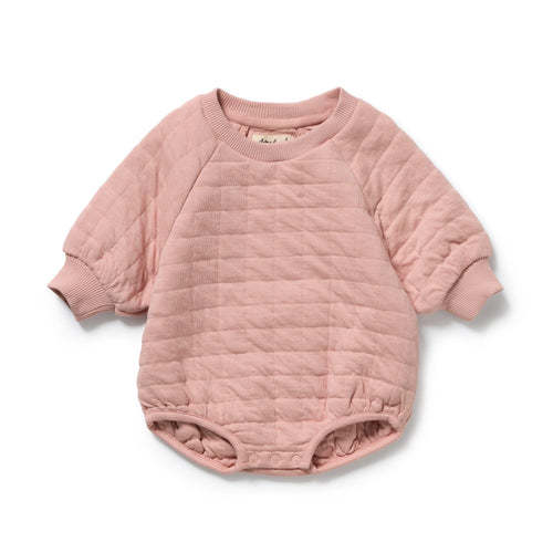 Wilson & Frenchy - Rose Organic Quilted Bodysuit
