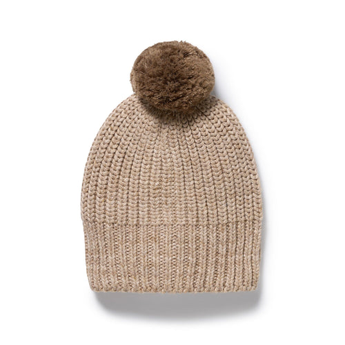 Wilson & Frenchy - Sandstone Organic Knitted Hat