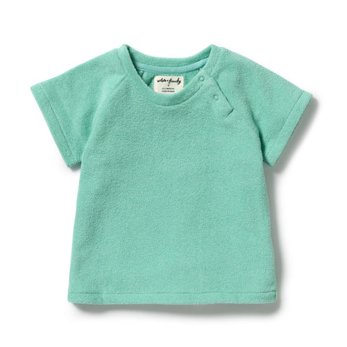 Wilson & Frenchy - Seafoam Organic Terry Tee