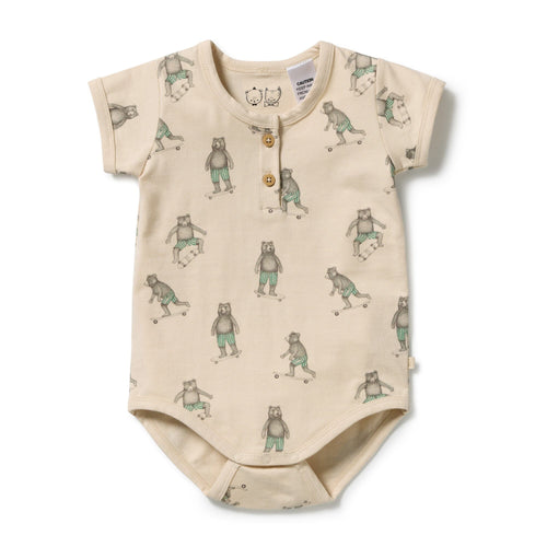 Wilson & Frenchy - Skater Club Organic Henley Bodysuit
