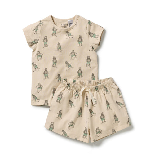 Wilson & Frenchy - Skater Club Organic Short Sleeved Pyjamas