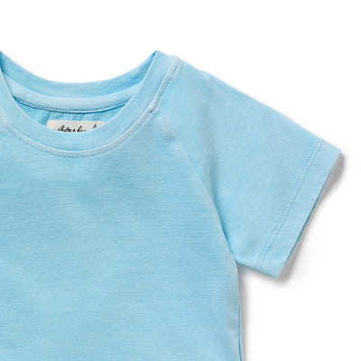 Wilson & Frenchy - Sky Organic Dyed Tee Short Sleeve T-Shirt Wilson & Frenchy 