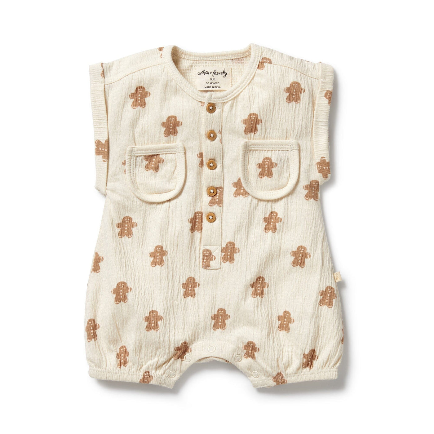 Wilson & Frenchy - Spice & Nice Organic Crinkle Growsuit Growsuit Wilson & Frenchy 