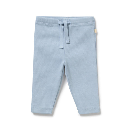 Wilson & Frenchy - Storm Blue Organic Rib Legging