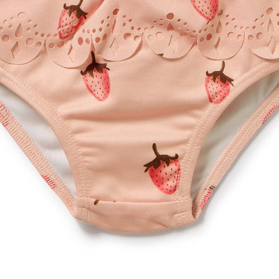 Wilson & Frenchy - Strawberry Kisses Cutwork Rashie Swimset Two-Piece Swimsuit Wilson & Frenchy 