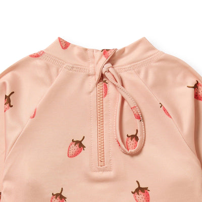 Wilson & Frenchy - Strawberry Kisses Cutwork Rashie Swimset Two-Piece Swimsuit Wilson & Frenchy 