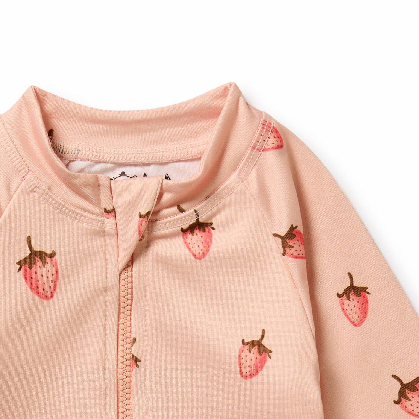 Wilson & Frenchy - Strawberry Kisses Long Sleeved Swimsuit One-Piece Swimsuit Wilson & Frenchy 