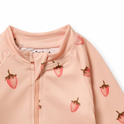 Wilson & Frenchy - Strawberry Kisses Long Sleeved Swimsuit One-Piece Swimsuit Wilson & Frenchy 