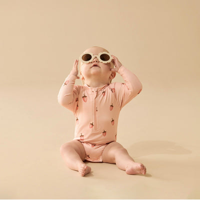 Wilson & Frenchy - Strawberry Kisses Long Sleeved Swimsuit One-Piece Swimsuit Wilson & Frenchy 