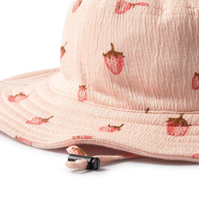 Wilson & Frenchy - Strawberry Kisses Organic Sun Hat Hats Wilson & Frenchy 