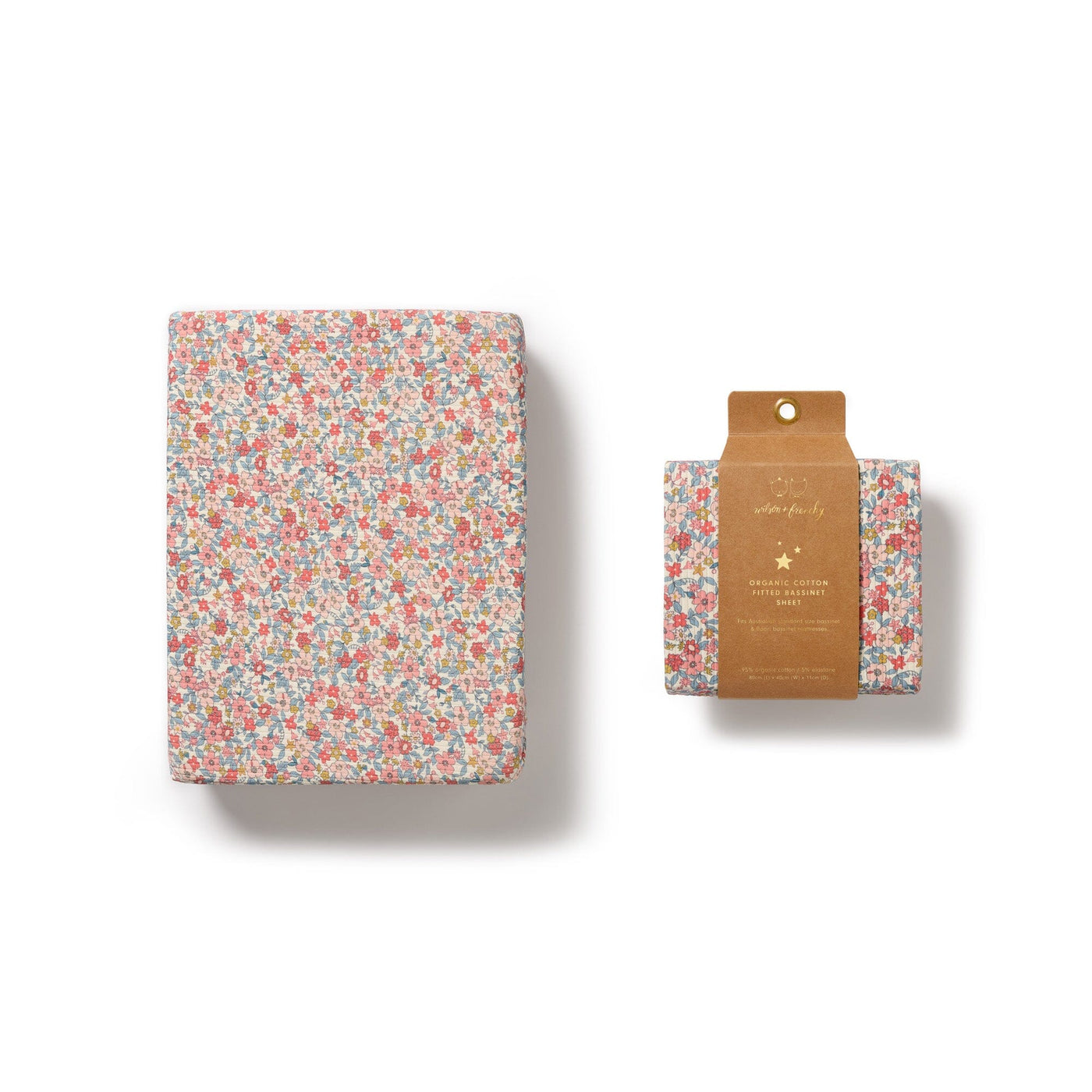 Wilson & Frenchy - Summer Bloom Organic Bassinet Sheet Bassinet Sheet Wilson & Frenchy 