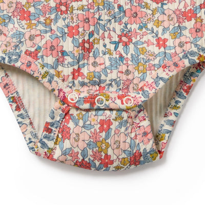 Wilson & Frenchy - Summer Bloom Organic Bodysuit Bodysuit Wilson & Frenchy 