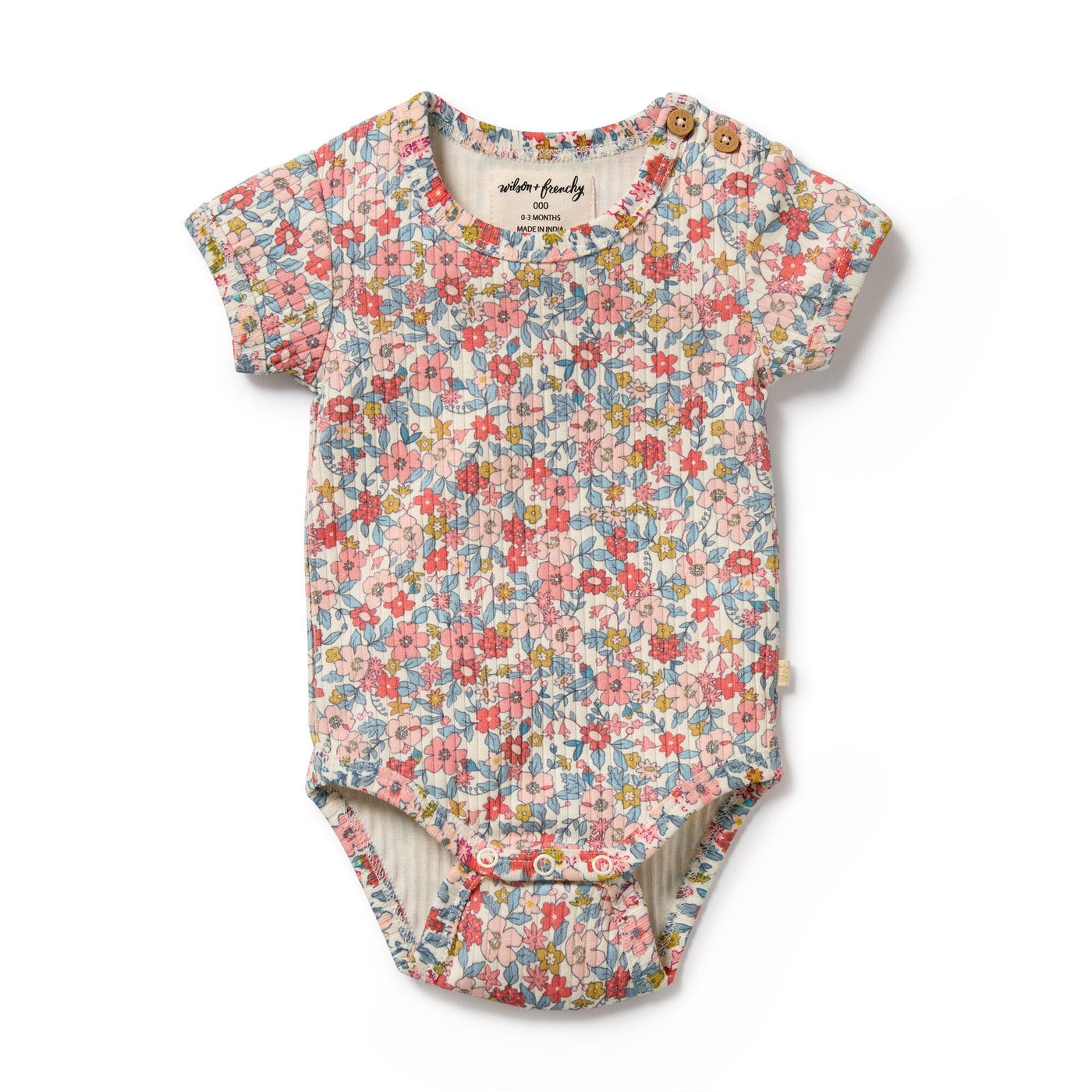 Wilson & Frenchy - Summer Bloom Organic Bodysuit Bodysuit Wilson & Frenchy 