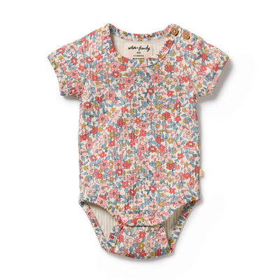 Wilson & Frenchy - Summer Bloom Organic Bodysuit Bodysuit Wilson & Frenchy 