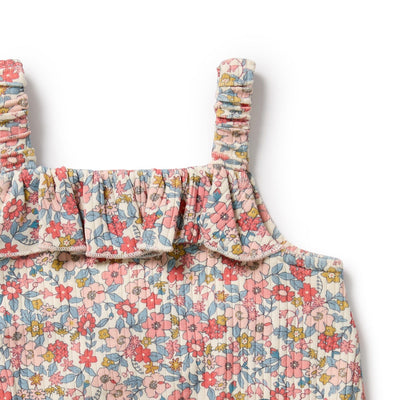 Wilson & Frenchy - Summer Bloom Organic Playsuit Playsuit Wilson & Frenchy 