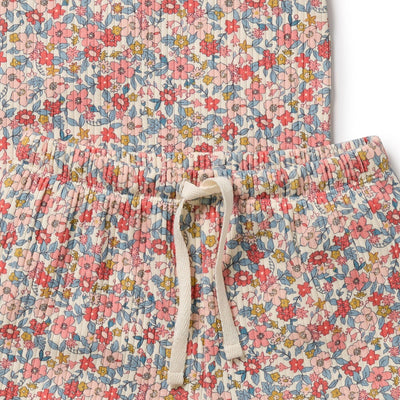 Wilson & Frenchy - Summer Bloom Organic Short Sleeved Pyjamas Short Sleeve Pyjamas Wilson & Frenchy 