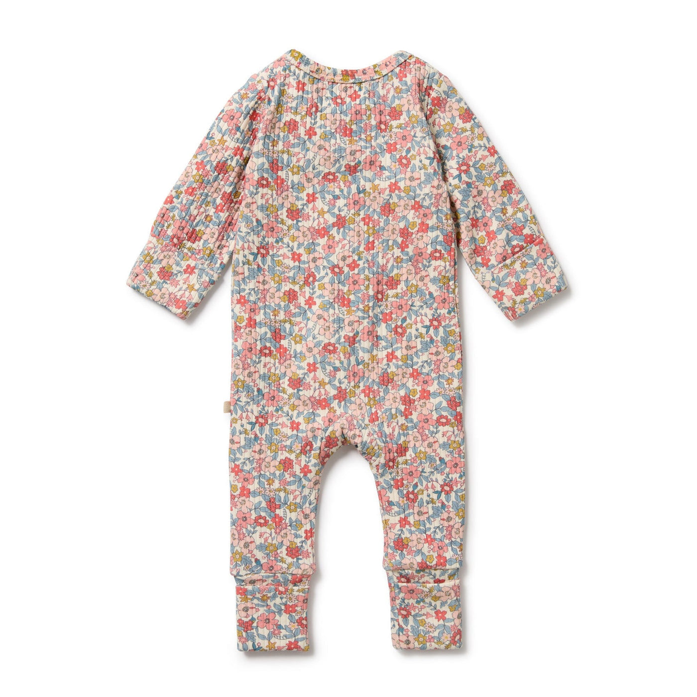 Wilson & Frenchy - Summer Bloom Organic Zipsuit with Feet Zipsuit Wilson & Frenchy 