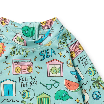 Wilson & Frenchy - Sun Surf & Sea One Piece Boyleg Swimsuit One-Piece Swimsuit Wilson & Frenchy 