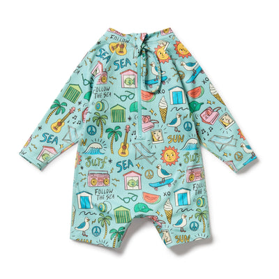 Wilson & Frenchy - Sun Surf & Sea One Piece Boyleg Swimsuit One-Piece Swimsuit Wilson & Frenchy 
