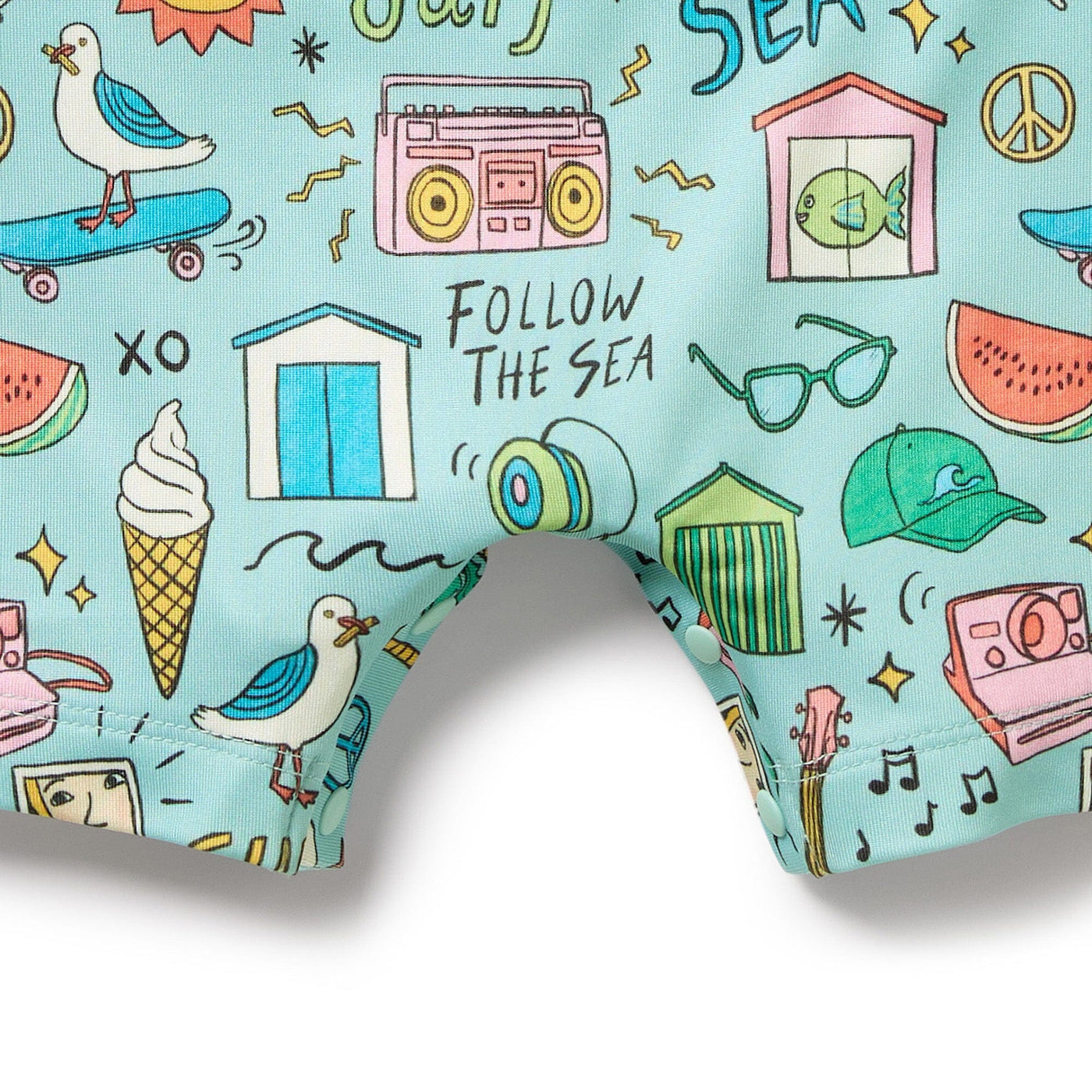 Wilson & Frenchy - Sun Surf & Sea One Piece Boyleg Swimsuit One-Piece Swimsuit Wilson & Frenchy 