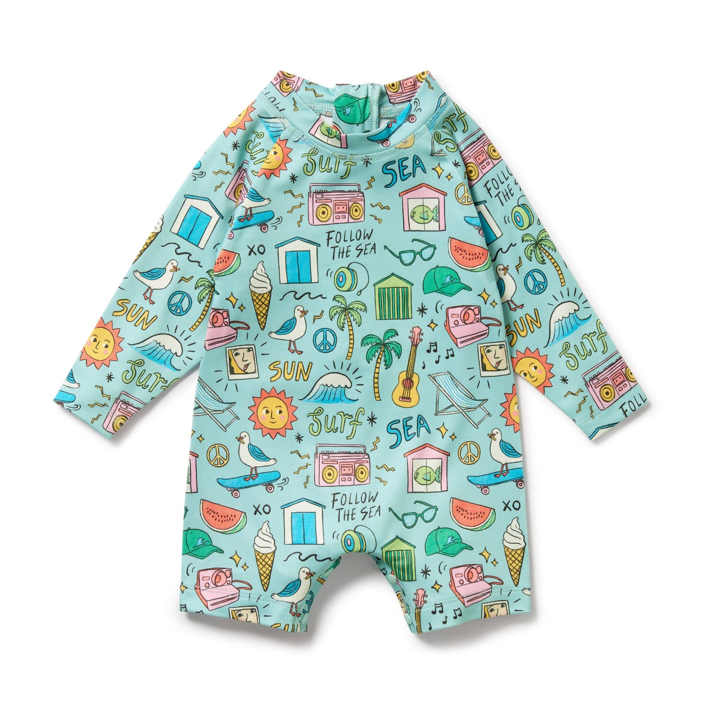 Wilson & Frenchy - Sun Surf & Sea One Piece Boyleg Swimsuit One-Piece Swimsuit Wilson & Frenchy 