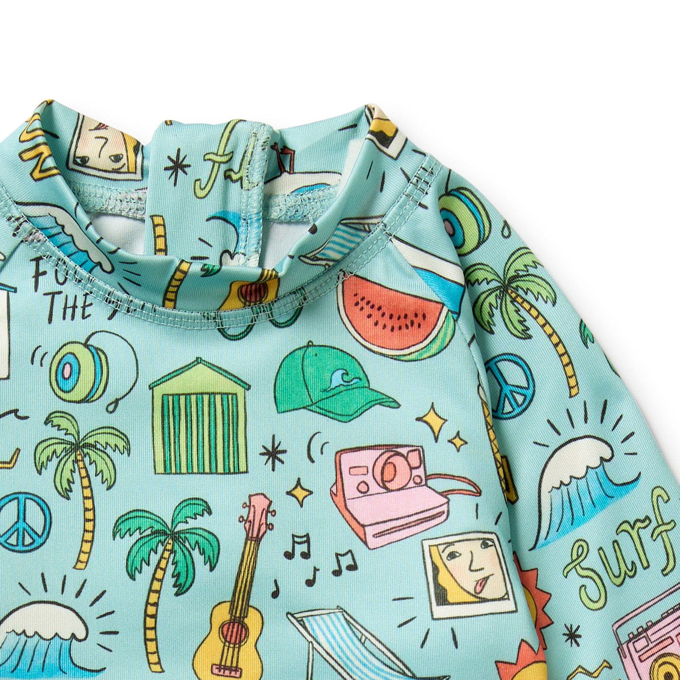 Wilson & Frenchy - Sun Surf & Sea Rashie Swim Set Two-Piece Swimsuit Wilson & Frenchy 