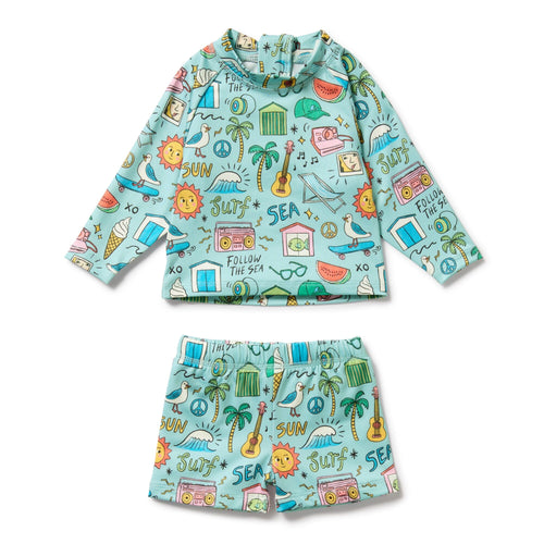 Wilson & Frenchy - Rashie Swim Set | Sun Surf & Sea