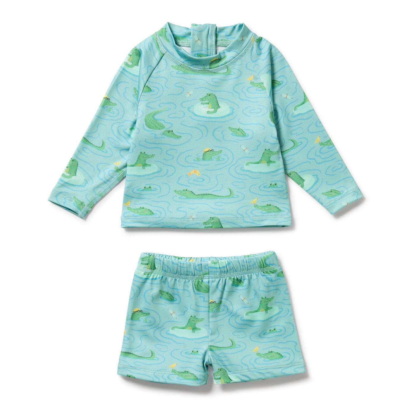 Wilson & Frenchy - Sunny Scales Rashie Swim Set Two-Piece Swimsuit Wilson & Frenchy 
