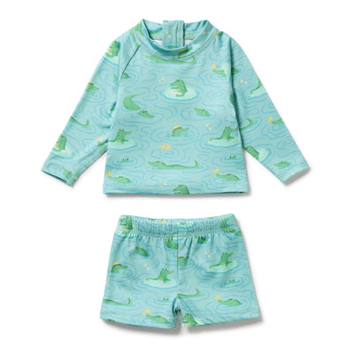 Wilson & Frenchy - Sunny Scales Rashie Swim Set Two-Piece Swimsuit Wilson & Frenchy 
