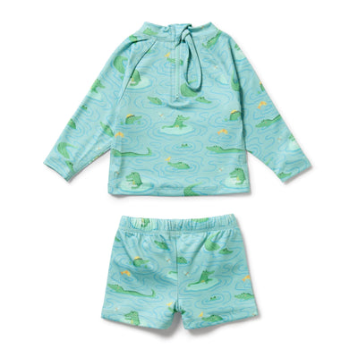 Wilson & Frenchy - Sunny Scales Rashie Swim Set Two-Piece Swimsuit Wilson & Frenchy 