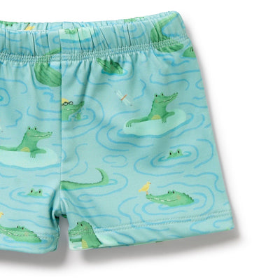 Wilson & Frenchy - Sunny Scales Rashie Swim Set Two-Piece Swimsuit Wilson & Frenchy 