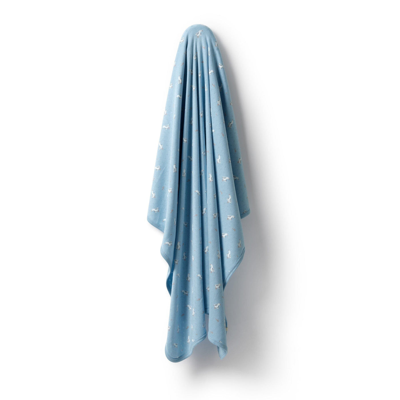 Wilson & Frenchy - Sunny Seagulls Organic Pointelle Bunny Rug Blanket Wilson & Frenchy 
