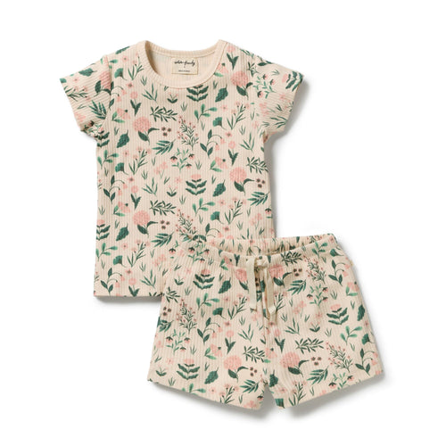 Wilson & Frenchy - Sweet Bloom Organic Short Sleeved Pyjamas