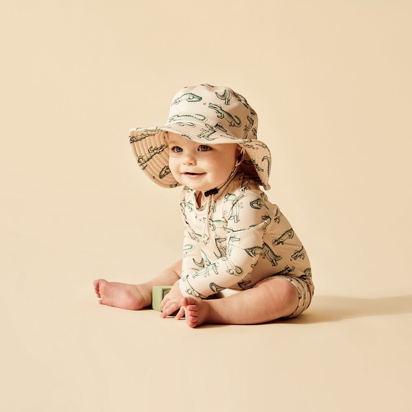 Wilson & Frenchy - Swim Sun Hat Little Croc Hats Wilson & Frenchy 